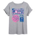 thumbnail image 1 of Instant Message - Japanese Panels - Juniors Oversized Graphic T-Shirt, 1 of 6