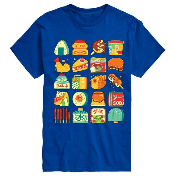 Instant Message - Japanese Snacks Oversized - Men's Short Sleeve Graphic T-Shirt