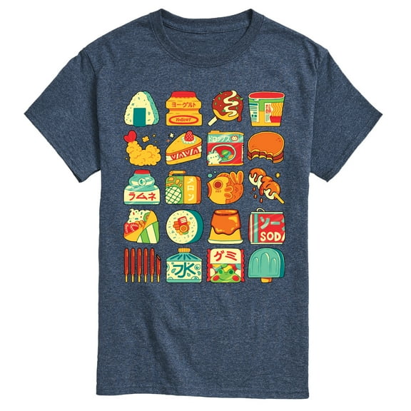 Instant Message - Japanese Snacks - Men's Short Sleeve Graphic T-Shirt