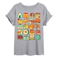 thumbnail image 1 of Instant Message - Japanese Snacks Oversized Relaxed Fit T-Shirt, 1 of 6
