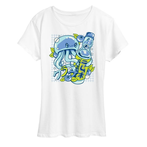 Instant Message - Jellyfish Ramune - Women's Short Sleeve Graphic T-Shirt