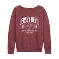 thumbnail image 1 of Instant Message - Jersey Devil - Women's French Terry Pullover Long Sleeve Shirt, 1 of 5