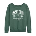 thumbnail image 1 of Instant Message - Jersey Devil Lightweight French Terry Wide Neck Long Sleeve Graphic Shirt, 1 of 5