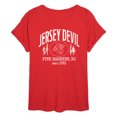 thumbnail image 1 of Instant Message - Jersey Devil - Women's Oversized Graphic T-shirt, 1 of 4