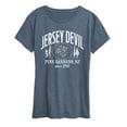 thumbnail image 1 of Instant Message - Jersey Devil - Women's Short Sleeve Graphic T-shirt, 1 of 5
