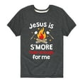 thumbnail image 1 of Instant Message - Jesus Is Smore Than Enough - Toddler Short Sleeve Tee, 1 of 4