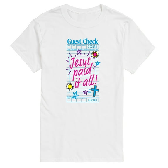 Instant Message - Jesus Paid It All Short Sleeve Graphic T-Shirt
