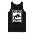 thumbnail image 1 of Instant Message - Jesus Rating - Men's Jersey Tank Top, 1 of 6