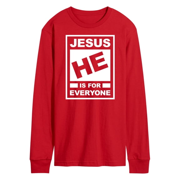 Instant Message - Jesus Rating - Men's Long Sleeve T-Shirt