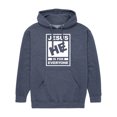 thumbnail image 1 of Instant Message - Jesus Rating - Men's Pullover Hooded Fleece Sweatshirt, 1 of 7