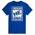 thumbnail image 1 of Instant Message - Jesus Rating - Men's Short Sleeve Graphic T-Shirt, 1 of 6