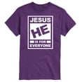 thumbnail image 1 of Instant Message - Jesus Rating - Men's Short Sleeve Graphic T-Shirt, 1 of 5