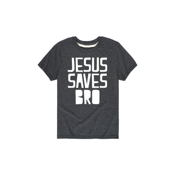 Instant Message - Jesus Saves Bro  - Youth Short Sleeve Tee