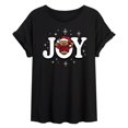 thumbnail image 1 of Instant Message - Joy Teddy Bear - Women's Oversized Graphic T-Shirt, 1 of 5
