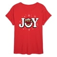 thumbnail image 1 of Instant Message - Joy Teddy Bear - Women's Oversized Graphic T-Shirt, 1 of 5