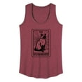 thumbnail image 1 of Instant Message - Judgement Cat Tarot Card - Women's Racerback Tank Top, 1 of 6