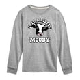 thumbnail image 1 of Instant Message - Just A Little Moody - Toddler & Youth Long Sleeve Graphic T-Shirt, 1 of 6