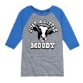 thumbnail image 1 of Instant Message - Just A Little Moody - Toddler & Youth Raglan Graphic T-Shirt, 1 of 5