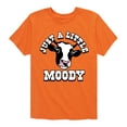 thumbnail image 1 of Instant Message - Just A Little Moody - Toddler & Youth Short Sleeve Graphic T-Shirt, 1 of 7