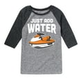 thumbnail image 1 of Instant Message - Just Add Water Jet Ski - Toddler & Youth Raglan Graphic T-Shirt, 1 of 5
