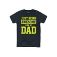 thumbnail image 1 of Instant Message - Just Being Awesome Like Dad-YOUTH SHORT SLEEVE TEE-L, 1 of 5