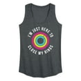 thumbnail image 1 of Instant Message - Just Here To Close My Rings - Women's Racerback Tank Top, 1 of 6