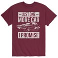 thumbnail image 1 of Instant Message - Just One More Car Promise - Men's Short Sleeve Graphic T-Shirt, 1 of 5