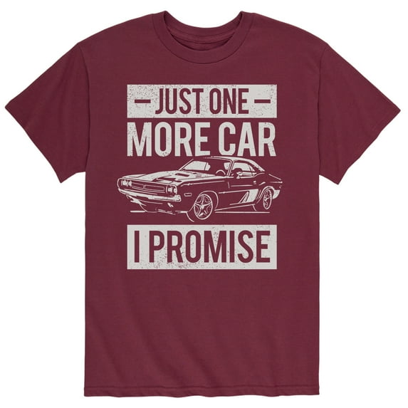 Instant Message - Just One More Car Promise - Men's Short Sleeve Graphic T-Shirt
