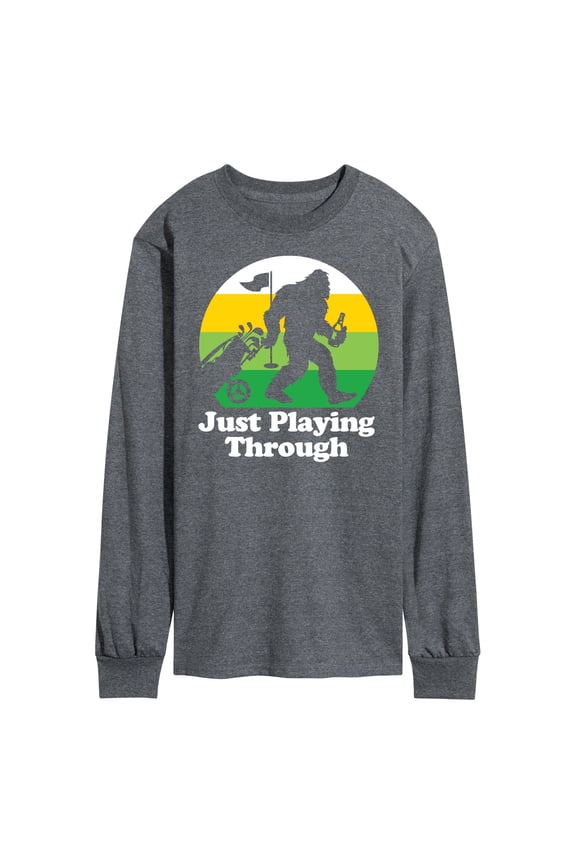 - Just Playing Through Long Sleeve Graphic T-Shirt