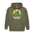 thumbnail image 1 of Instant Message - Just Playing Through - Sasquatch - Men's Pullover Hooded Fleece Sweatshirt, 1 of 1