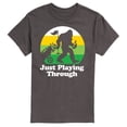 thumbnail image 1 of Instant Message - Just Playing Through - Sasquatch - Men's Short Sleeve Graphic T-Shirt, 1 of 6