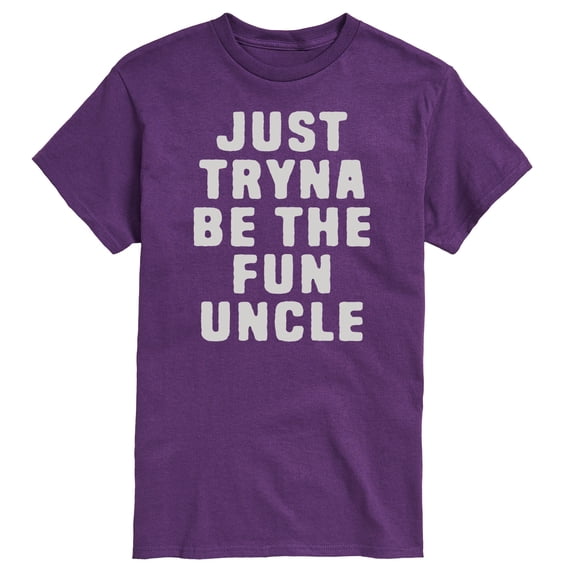 Instant Message - Just Tryna Be The Fun Uncle Short Sleeve Graphic T-Shirt