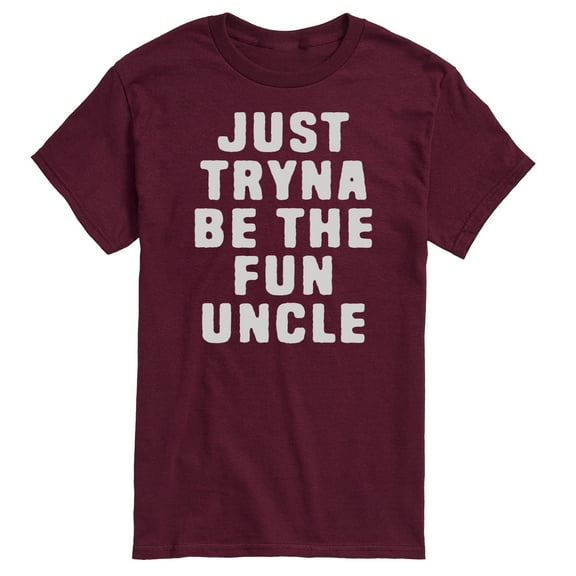 Instant Message - Just Tryna Be The Fun Uncle - Men's Short Sleeve Graphic T-Shirt