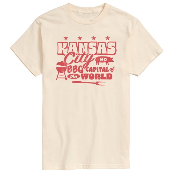 Instant Message - Kansas City MO BBQ - Men's Short Sleeve Graphic T-Shirt
