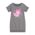 thumbnail image 1 of Instant Message - Kawaii - Axolotl Love - Toddler & Youth Girls Fleece Dress, 1 of 6