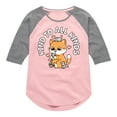 thumbnail image 1 of Instant Message - Kawaii - Be Kind to All Kinds - Toddler & Youth Girls Raglan Graphic T-Shirt, 1 of 5