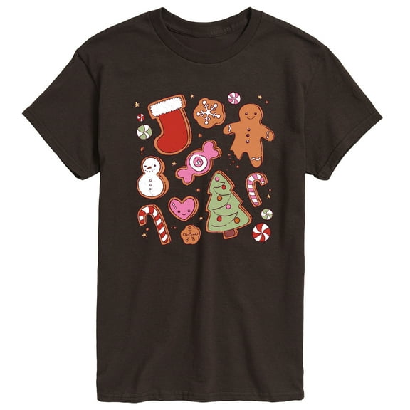 Instant Message - Kawaii Christmas Treats - Men's Short Sleeve Graphic T-Shirt