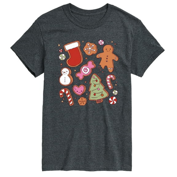 Instant Message - Kawaii Christmas Treats - Men's Short Sleeve Graphic T-Shirt