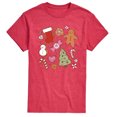 thumbnail image 1 of Instant Message - Kawaii Christmas Treats - Men's Short Sleeve Graphic T-Shirt, 1 of 5