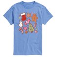 thumbnail image 1 of Instant Message - Kawaii Christmas Treats - Men's Short Sleeve Graphic T-Shirt, 1 of 5