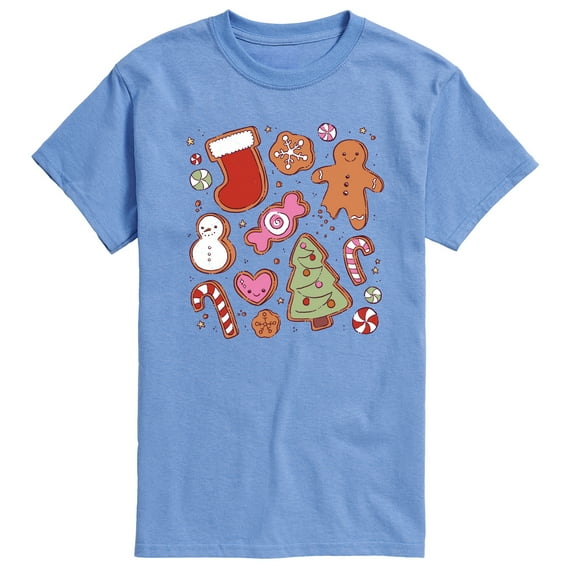 Instant Message - Kawaii Christmas Treats - Men's Short Sleeve Graphic T-Shirt