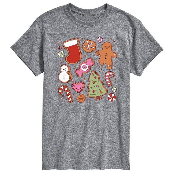 Instant Message - Kawaii Christmas Treats - Men's Short Sleeve Graphic T-Shirt