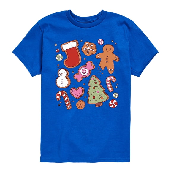Instant Message - Kawaii Christmas Treats - Toddler And Youth Short Sleeve Graphic T-Shirt