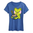 thumbnail image 1 of Instant Message - Kawaii - Ramen Noodles For Frog - Women's Short Sleeve Graphic T-Shirt, 1 of 6