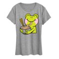 thumbnail image 1 of Instant Message - Kawaii - Ramen Noodles For Frog - Women's Short Sleeve Graphic T-Shirt, 1 of 6