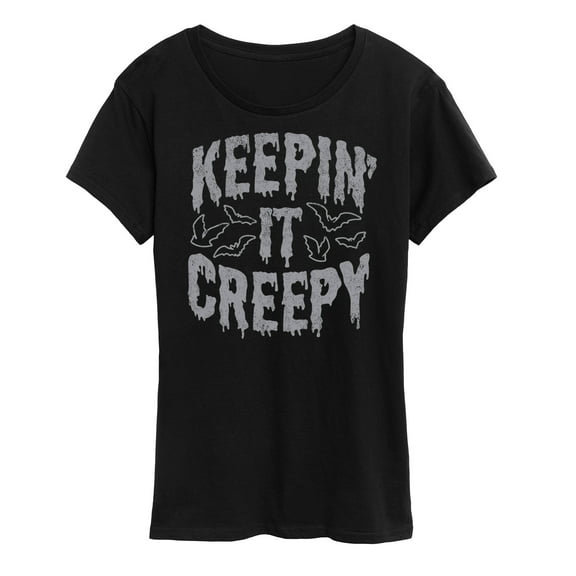 Instant Message - Keepin It Creepy - Women's Short Sleeve Graphic T-Shirt
