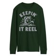 thumbnail image 1 of Instant Message - Keeping It Reel - Fishing, Hunting, Camping - Men's Long Sleeve T-Shirt, 1 of 1