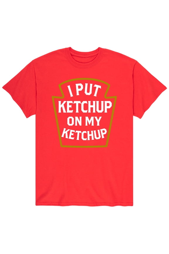 - Ketchup On Ketchup - Men's Short Sleeve Graphic T-Shirt