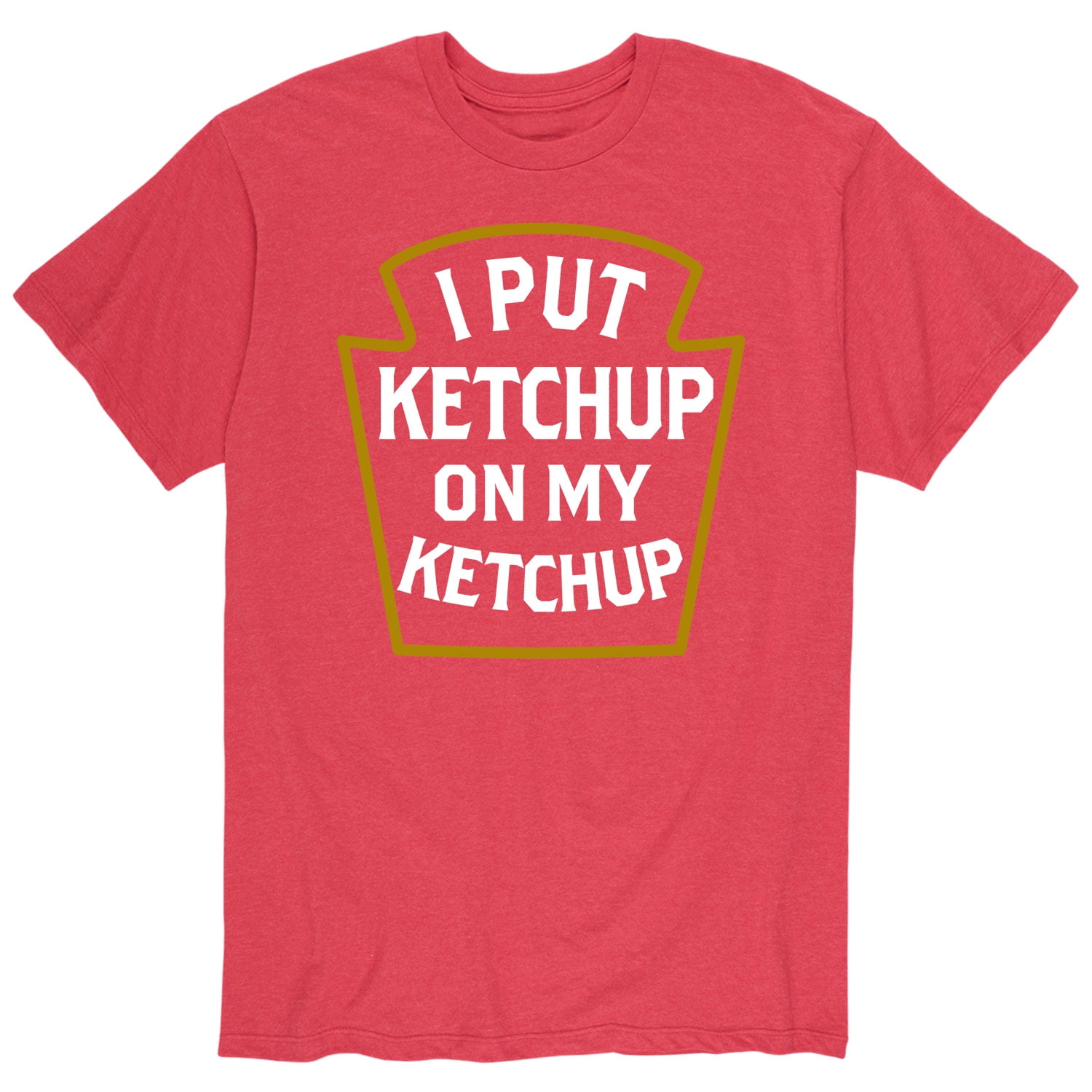 Instant Message Ketchup On Ketchup Men's Short Sleeve Graphic T