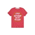 thumbnail image 1 of Instant Message - Ketchup On Ketchup - Youth Short Sleeve Tee, 1 of 5